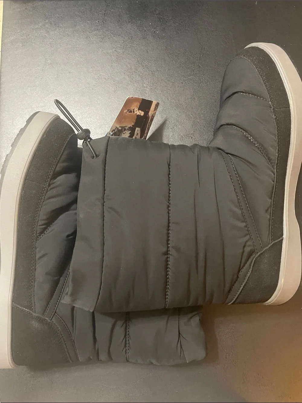 Black Ozark Trail  Winter Boots, NWT Sz.10 waterproof, insulted, memory foam